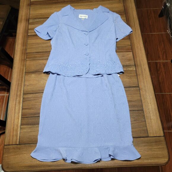 Danny & Nicole 2 Pc Lavender Top & Skirt - Size 10P NWT - Picture 1 of 8